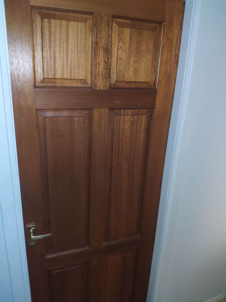 15 Light Pane Clear Glass Glazed Hardwood French Door Pair (763x1981mm)
