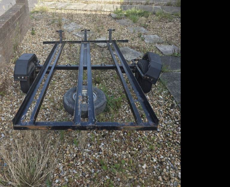 3-Bike Motorcycle Trailer + Light Board