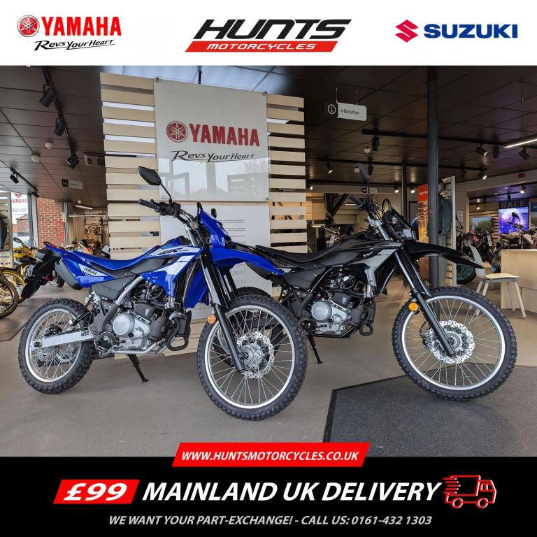 2 BIKES ONLY! - NEW 2026 Yamaha WR125R. Blue or Black. £3,995 (No Added Fees!)