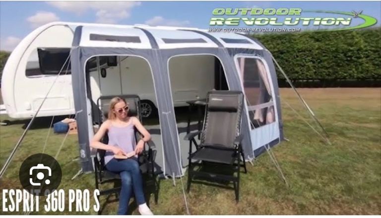 Outdoor revolution esprit 360 Pro S includes bedroom annex shown in pictures