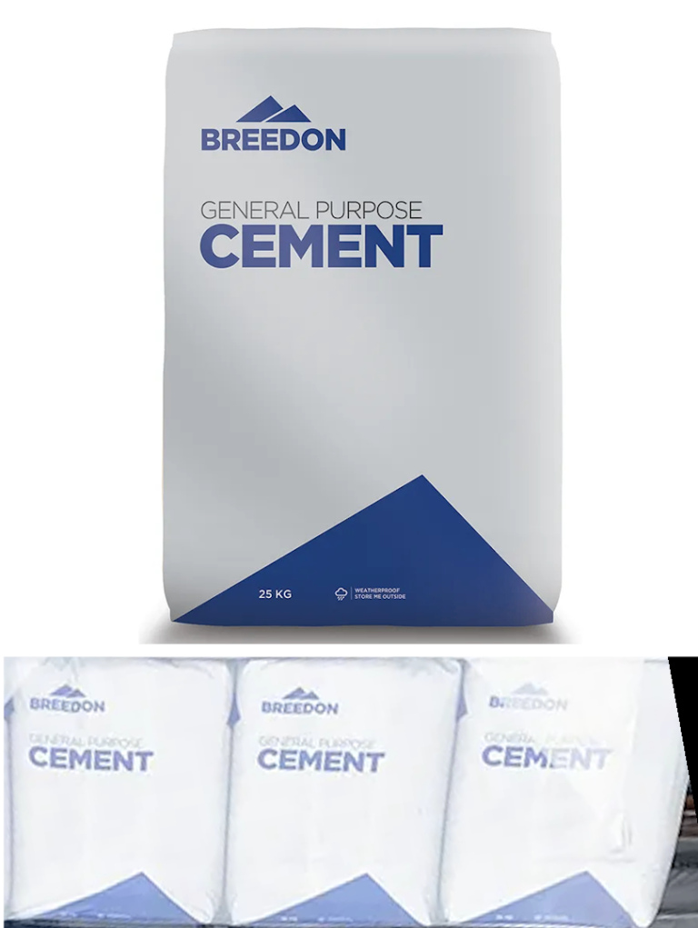 3x Cement 25kg Plastic weatherproof Bag