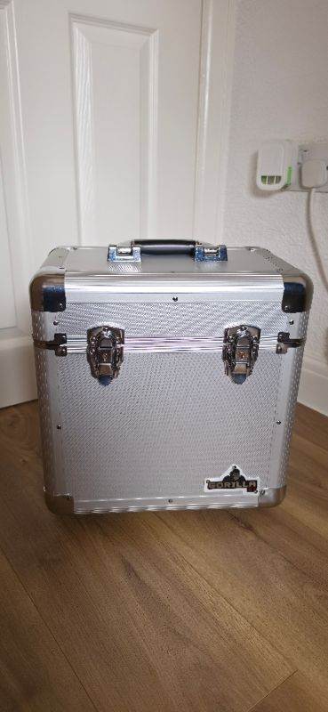 Gorilla DJ Silver Vinyl Records Storage Hardcase 