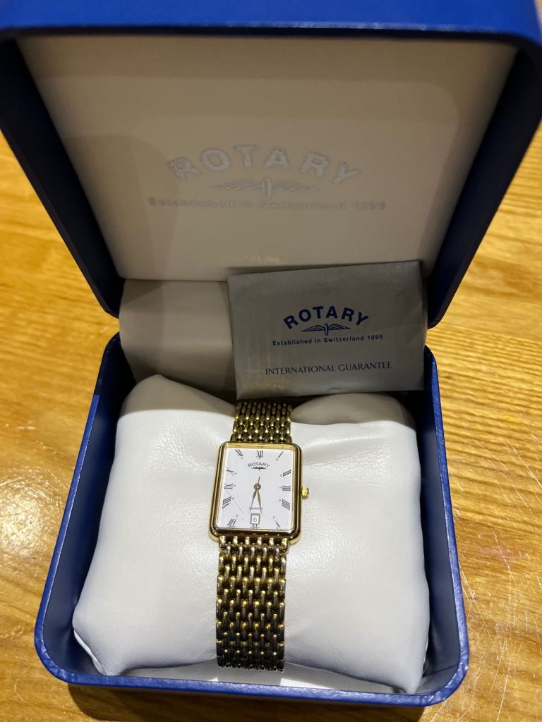 Rotary gold plated men’s watch 