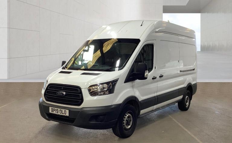 2019 19 FORD TRANSIT 2.0 TDCI 130 350 ECOBLUE RWD L3 H3 WHITE PANEL VAN 1 OWNER