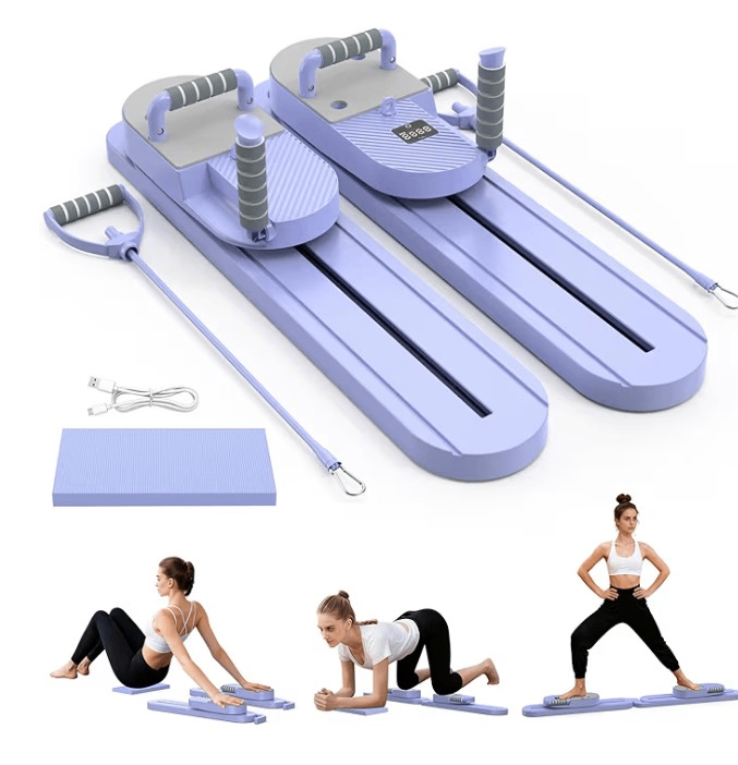 Pilates Reformer Machine Multifunctional Fitness Board Set – Home Gym Equipment