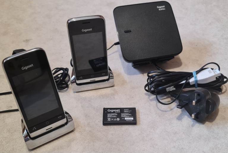 Stunning gigaset premium cordless twin phone set RRP £289