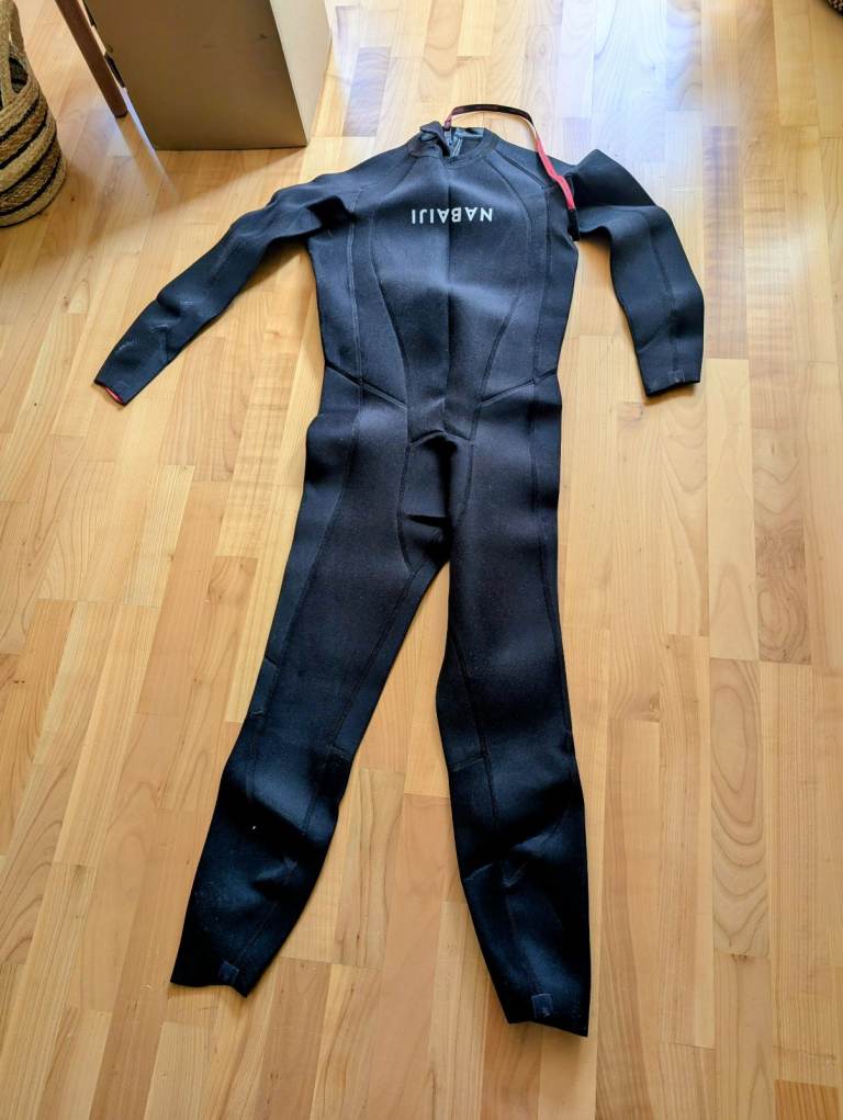 NAVAIJI DECATHLON NEOPRENE WOMEN WETSUIT / UK36" EU46 WETSUIT OWSwim 590 2/2 M RED