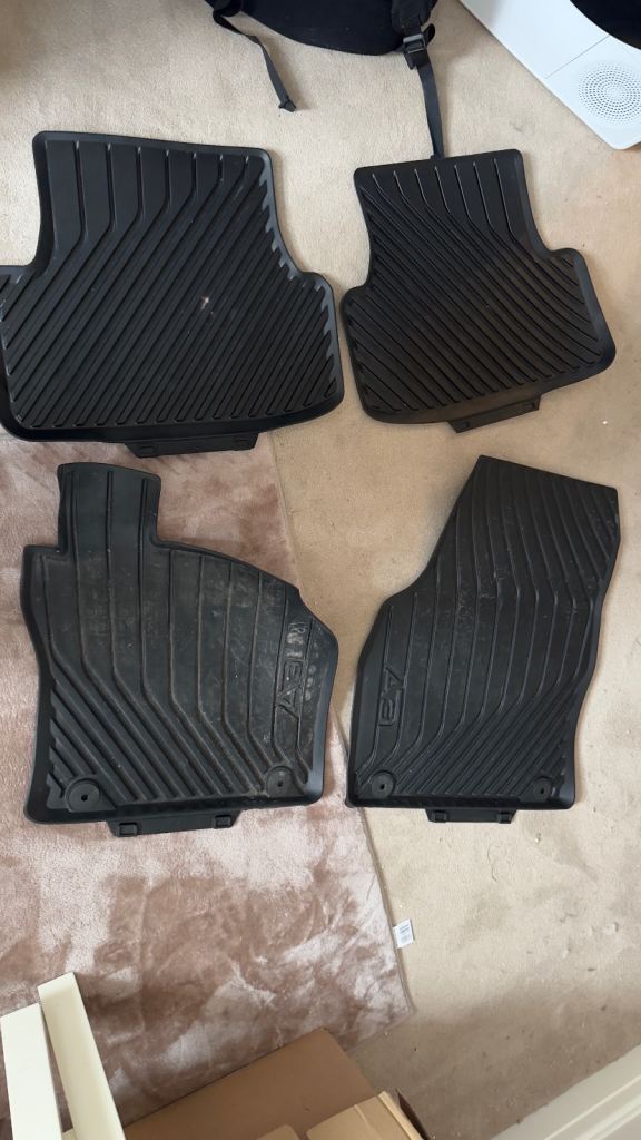 AUDI A3 OEM rubber car matts 2012 - 2016 model 