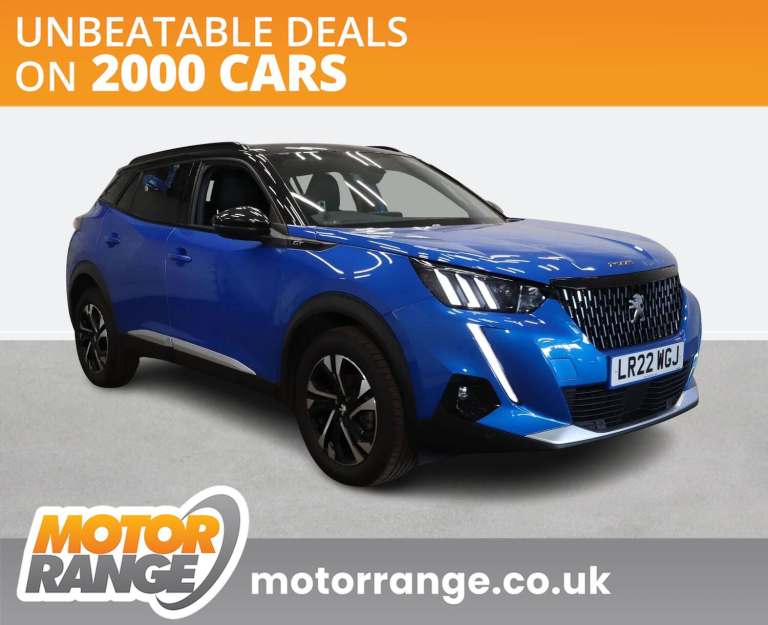 2022 Peugeot 2008 1.2 PureTech 130 GT 5dr Crossover/SUV PETROL Manual