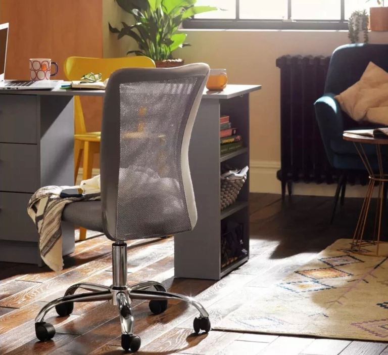 HABITAT Reade Mesh Office Chair - Grey