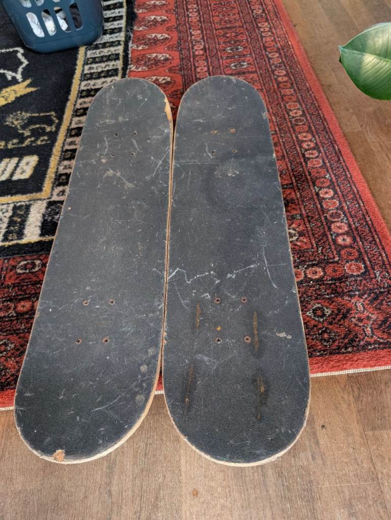 Two skateboards