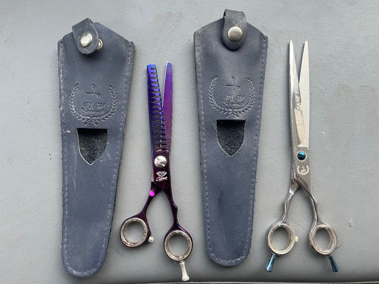 P&W dog grooming scissors 