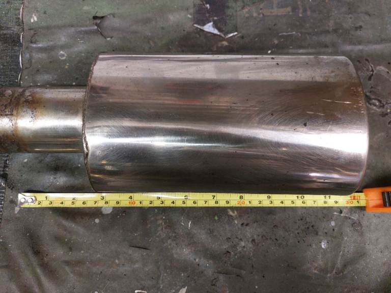 Used car or van tailpipe 