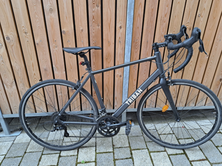 Triban RC120 Road Bike, LARGE, Grey, Road bike Excellent condition