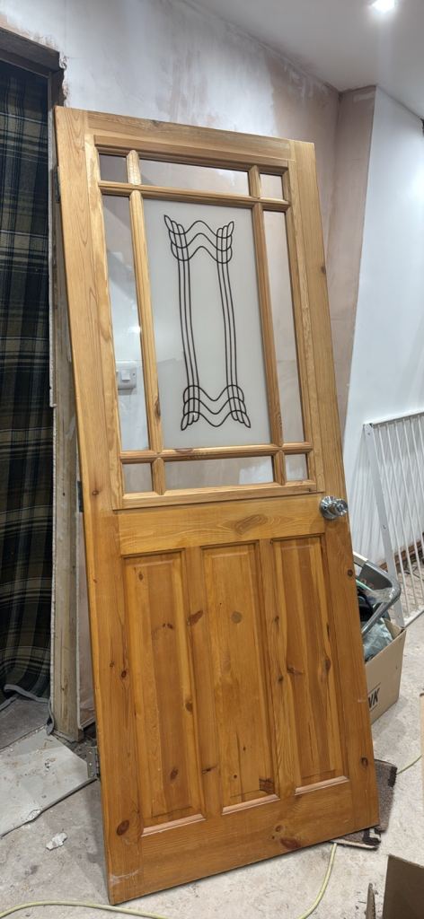 Internal door - glass 76cm width French or single