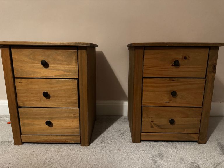Wooden Bedside Tables