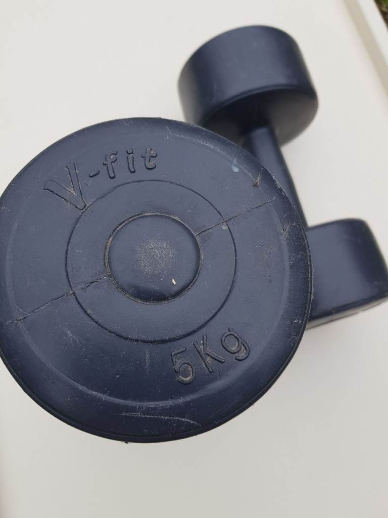 2x 5 kilo Dumbbells 
