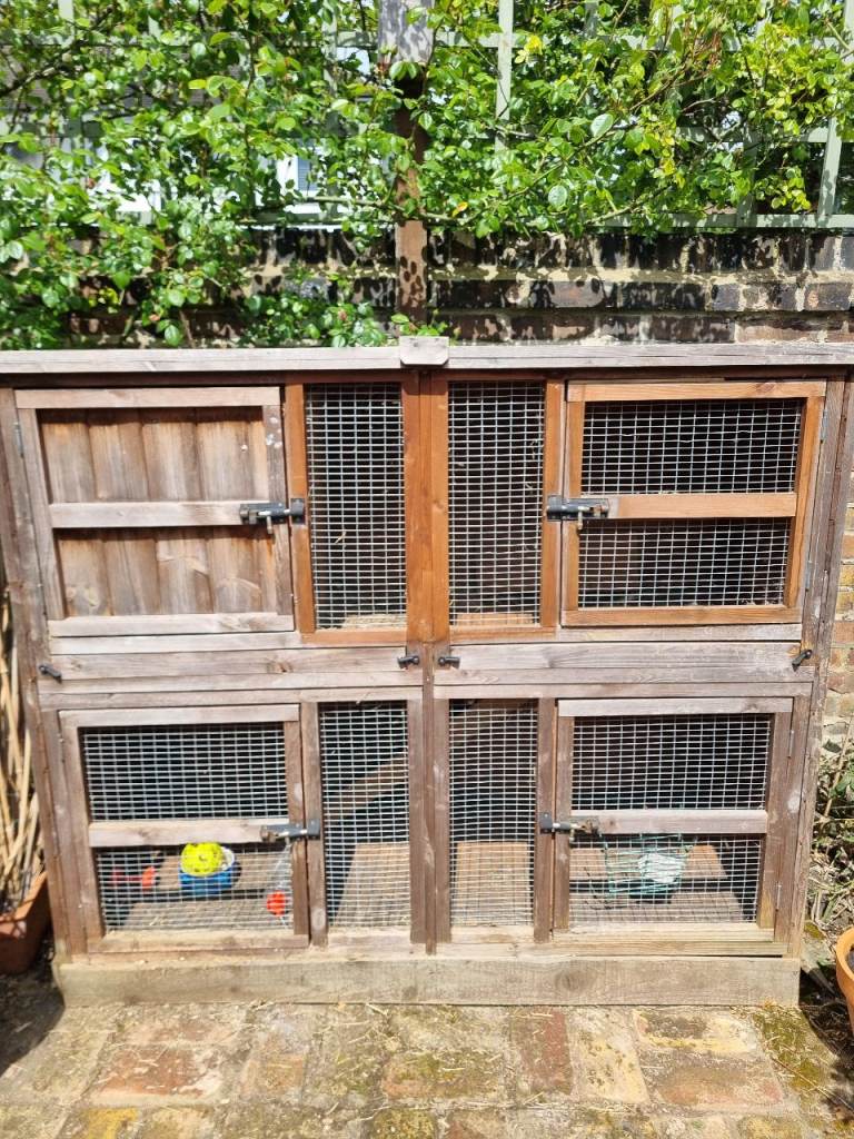 Large two tier hutch 