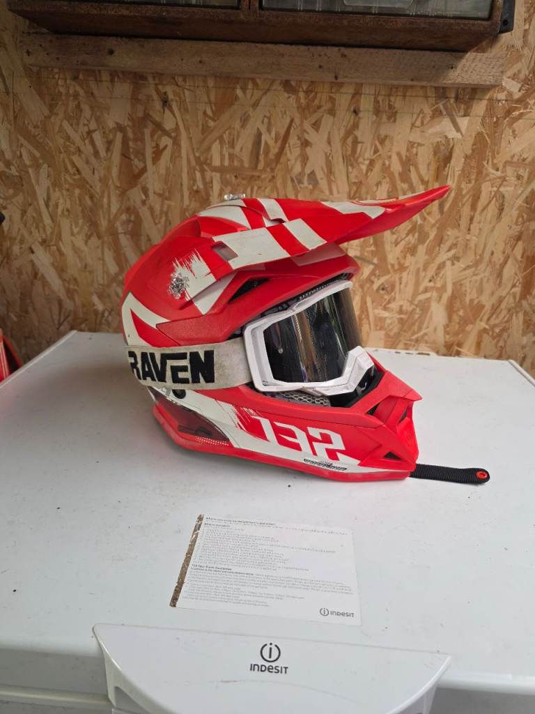 Motocross Helmet (comes with the googles) 