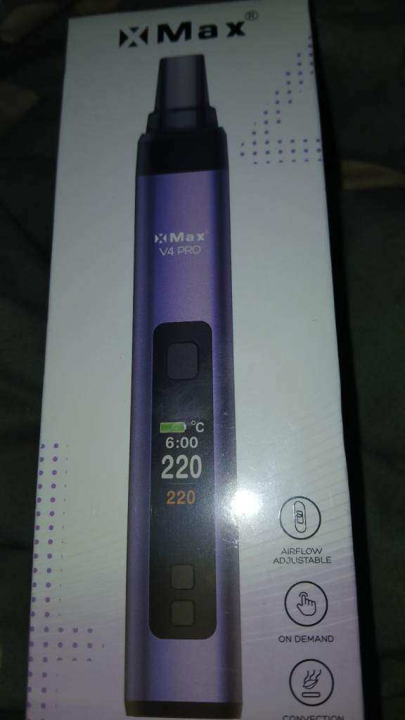 XMax V4 Pro Dry Herb Vaporizer - Purple
