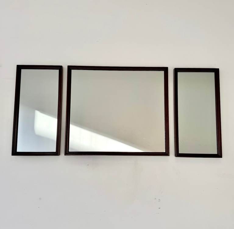Set of 3 Wall Mirrors by STAG