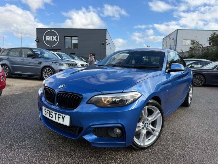 2015 BMW 2 Series 2.0 218d M Sport Coupe 2dr Diesel Auto Euro 6-FINISHED IN ESTORIL BLUE WITH Cou...
