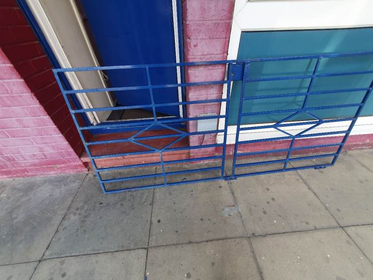 Heavy-Duty Metal Door Security Gate