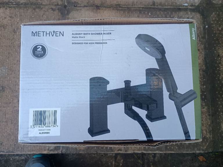 Bath shower mixer tap with matching sink tap 