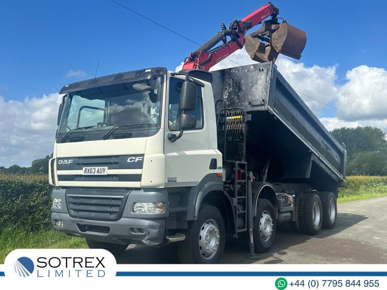DAF TRUCKS CF85 410 8 X 4 Steel Tipper Grab