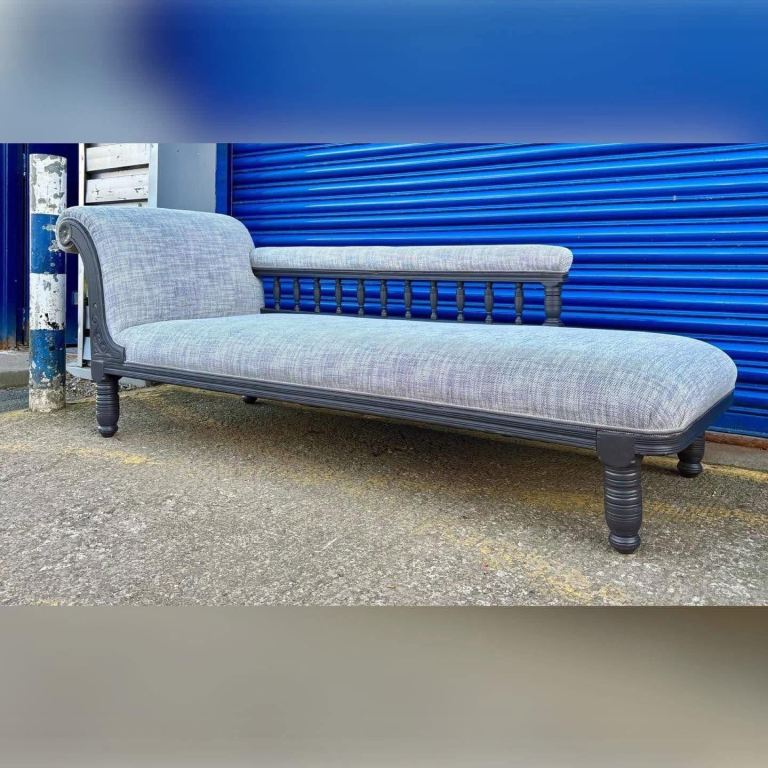 Antique Upholstered Chaise Longues £155