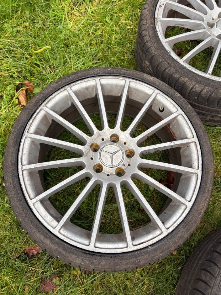 19” WHEELS with Tyres TURBINE AMG MERCEDES BENZ W204 Style 5x112