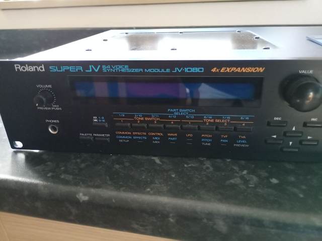 Roland Super JV 1080 plus JV-80 sound card, immaculate condition