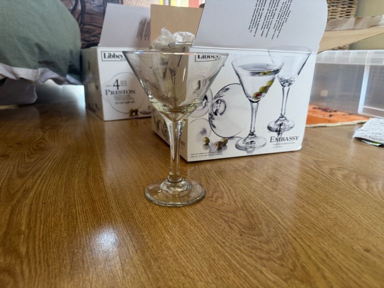 Cocktail glasses