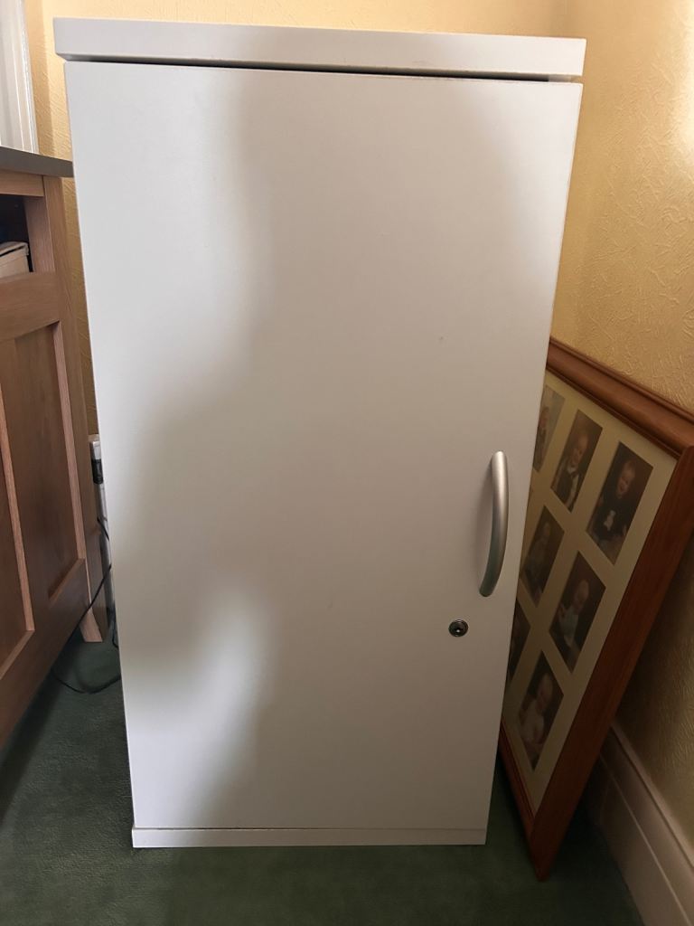 FREE White Storage Cabinet - Office style 