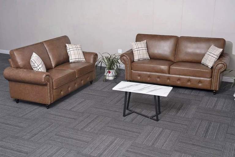 🏠 Beautiful Brand New Oakland Corner Sofa & 3+2 Seater Real Leather Set 25% OFF Cash On Delivery