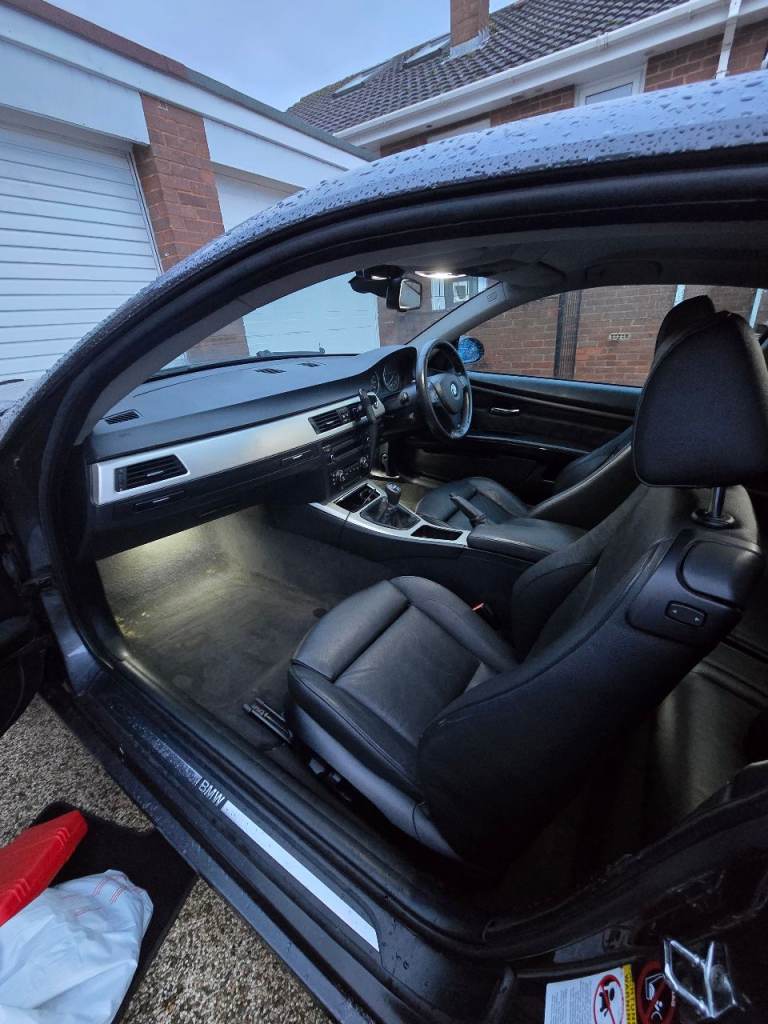 BMW E92 Black Leather Sports Interior with heated and Memory