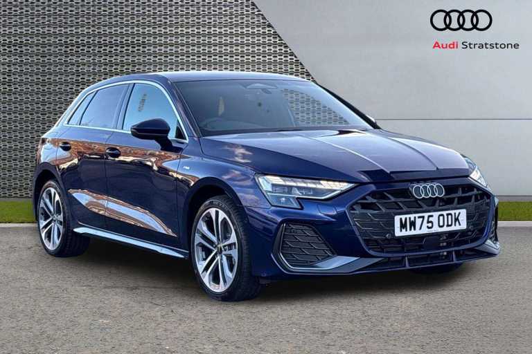 2025 Audi A3 1.5 TFSI e 204 S Line 5dr S Tronic Hatchback Plug-In Hy Automatic