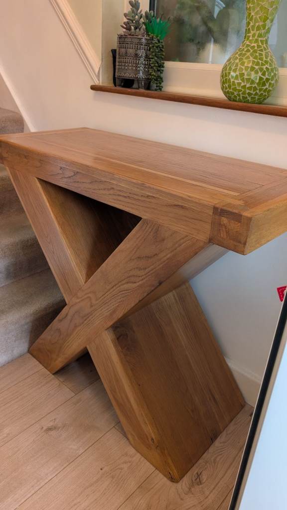Reclaimed Oak Console Table  