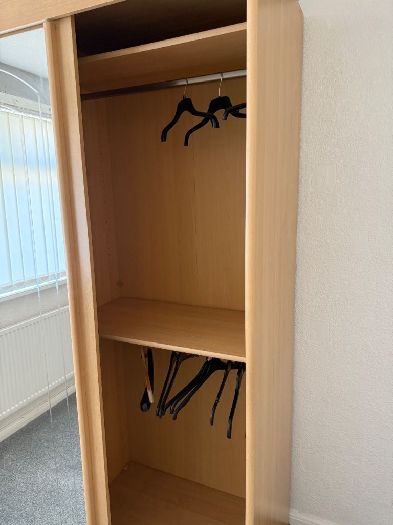 Good quality double wardrobes.