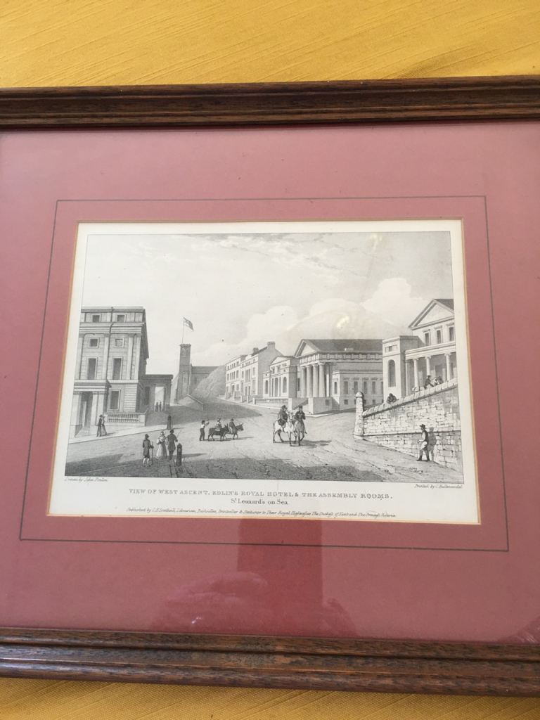 Original Print 'The Assembly Rooms St Leonards' Framed