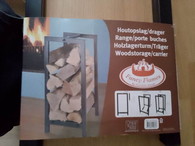 Fancy Flames Wood Storer/Carrier unused