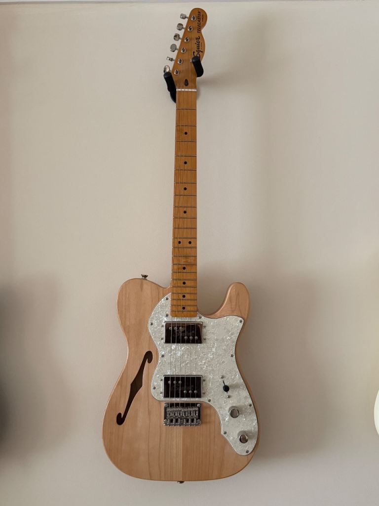 Squier by Fender Classic Vibe '70s Telecaster, Thinline, Natural, As New Condition
