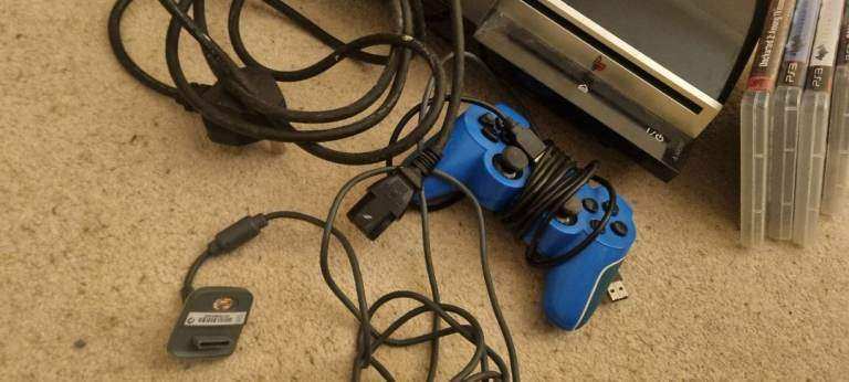 Ps3 with controllers and games