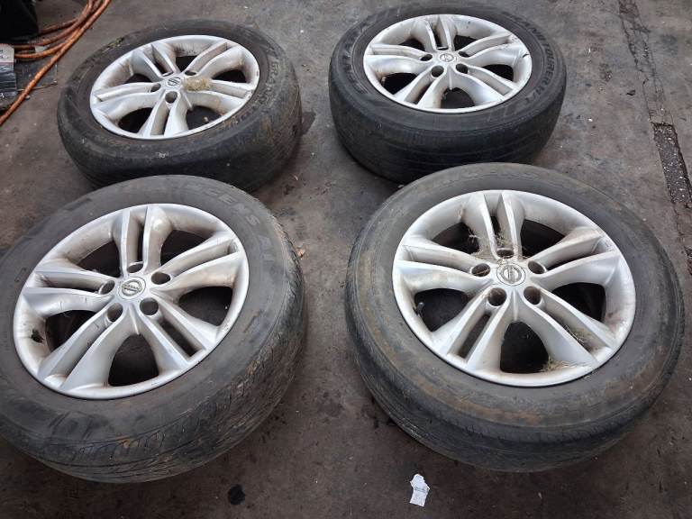 Qashqui 17 in alloys and tyres