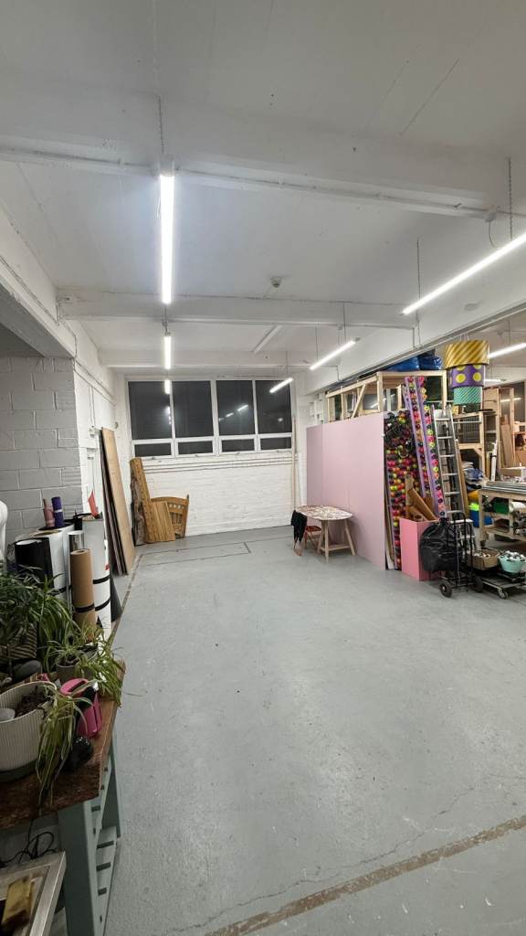 Creative Studio space in Bow - artist warehouse industrial 