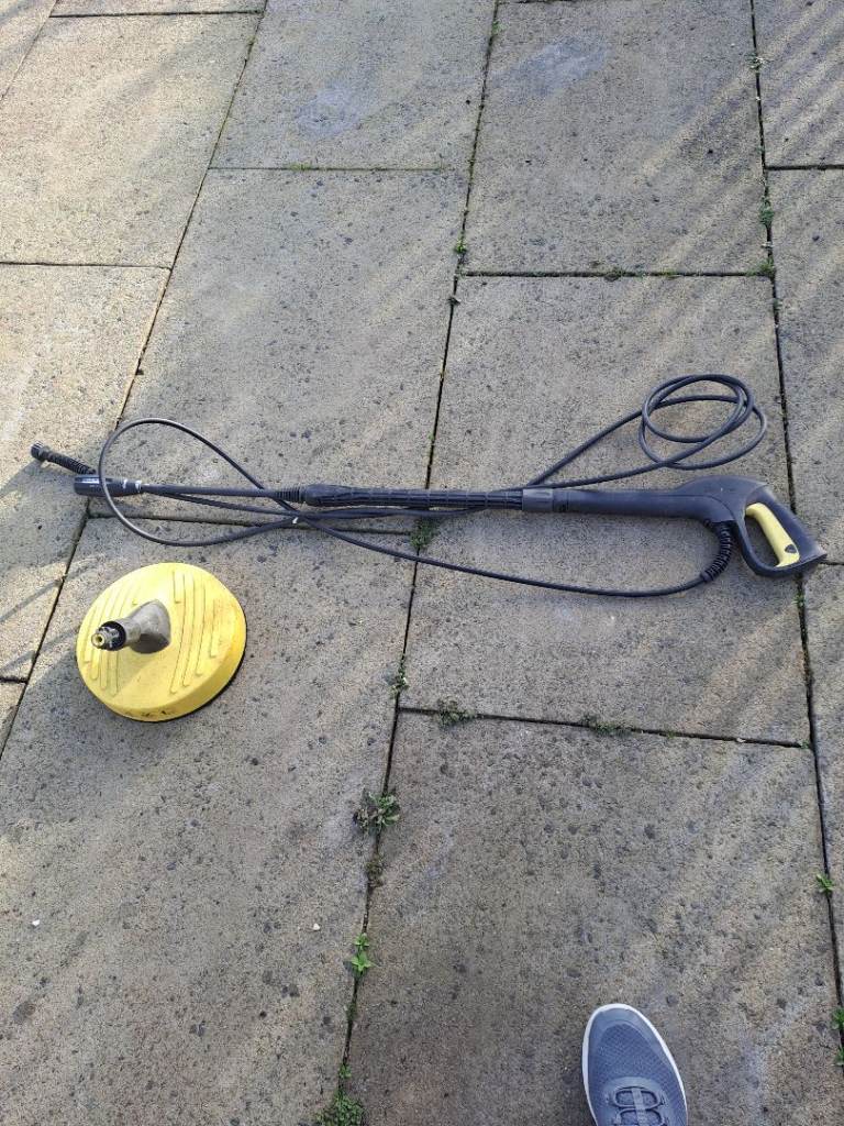 Karcher lance, hose and slab cleaner