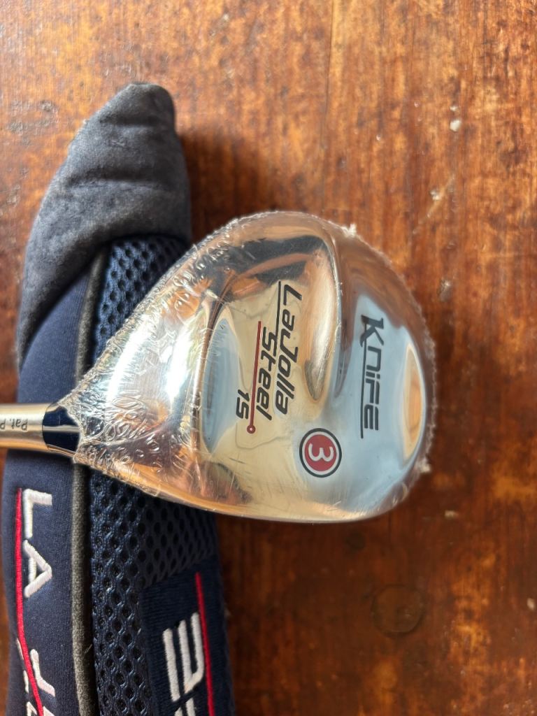 La Jolla Club Kniffe Steel 15 (3) Golf Fairway Wood - NEW