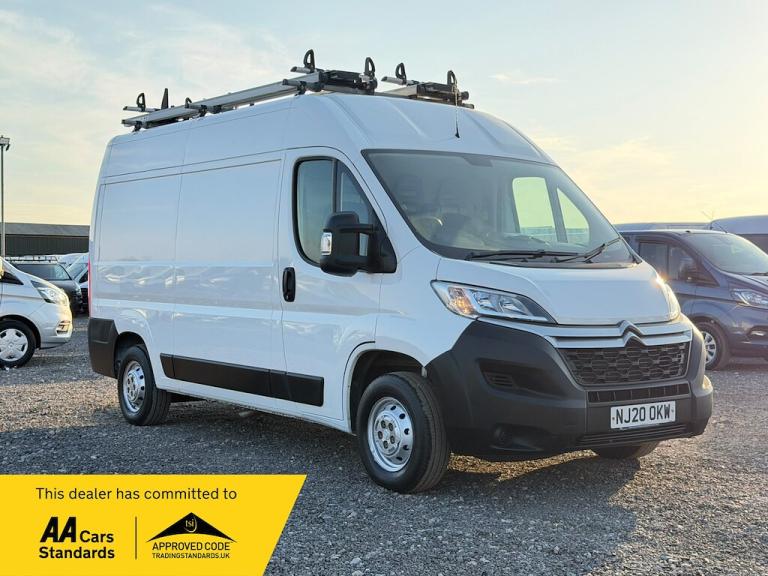 2020 Citroen Relay 2.2 BlueHDi H2 Van 140ps X PANEL VAN DIESEL Manual