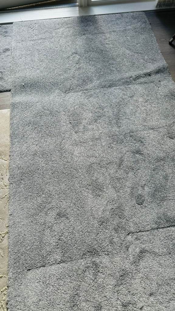 Brand New Carpet Remnant off-cut piece – Light Grey – 397 x 137cm