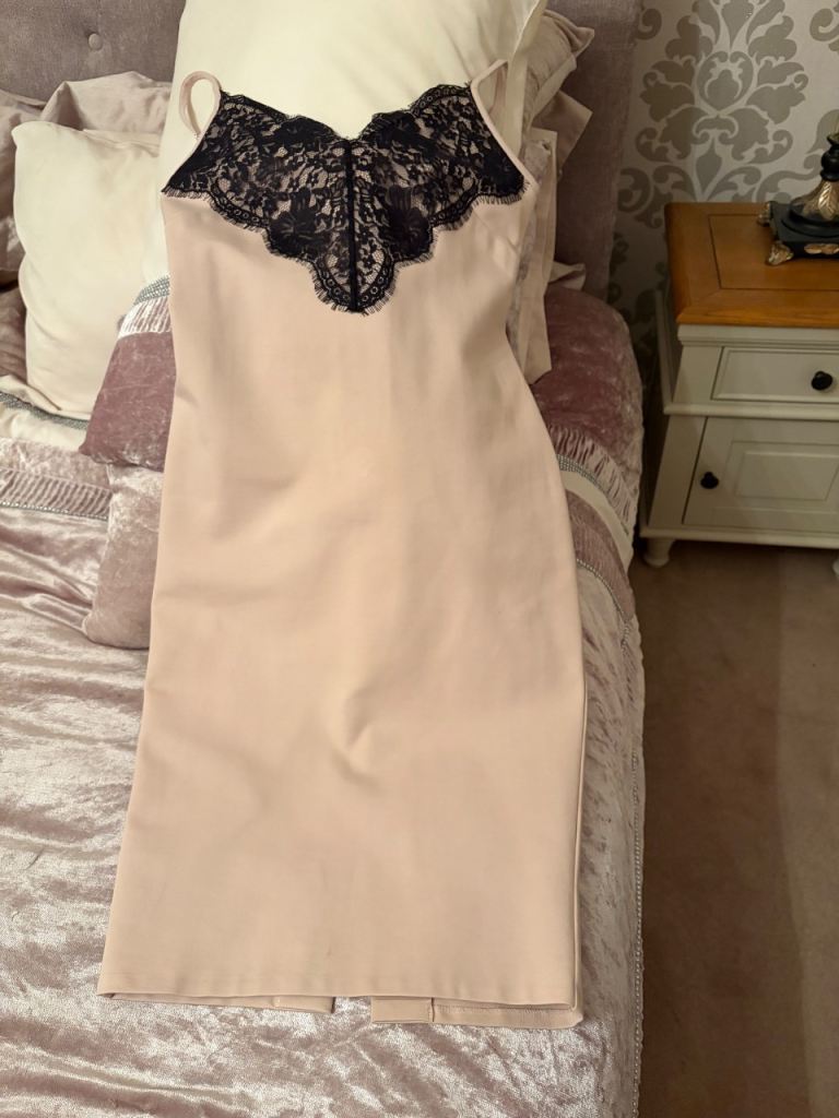 STAR by Julien Macdonald Grey Sparkle Dress – and pink dress Size 10, Excellent Condition